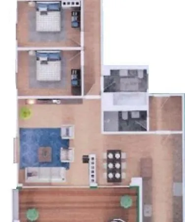 Апартаменты Ocean King- Penthouse, Ostseeblick, Balkon, Kamin