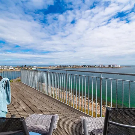 Апартаменты Ocean King- Penthouse, Ostseeblick, Balkon, Kamin