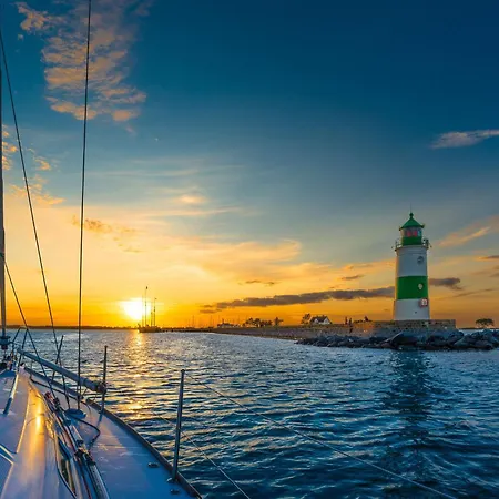 Ocean King- Penthouse, Ostseeblick, Balkon, Kamin Ольпениц